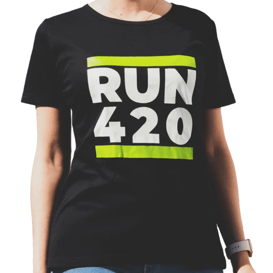420 run tshirt girl front